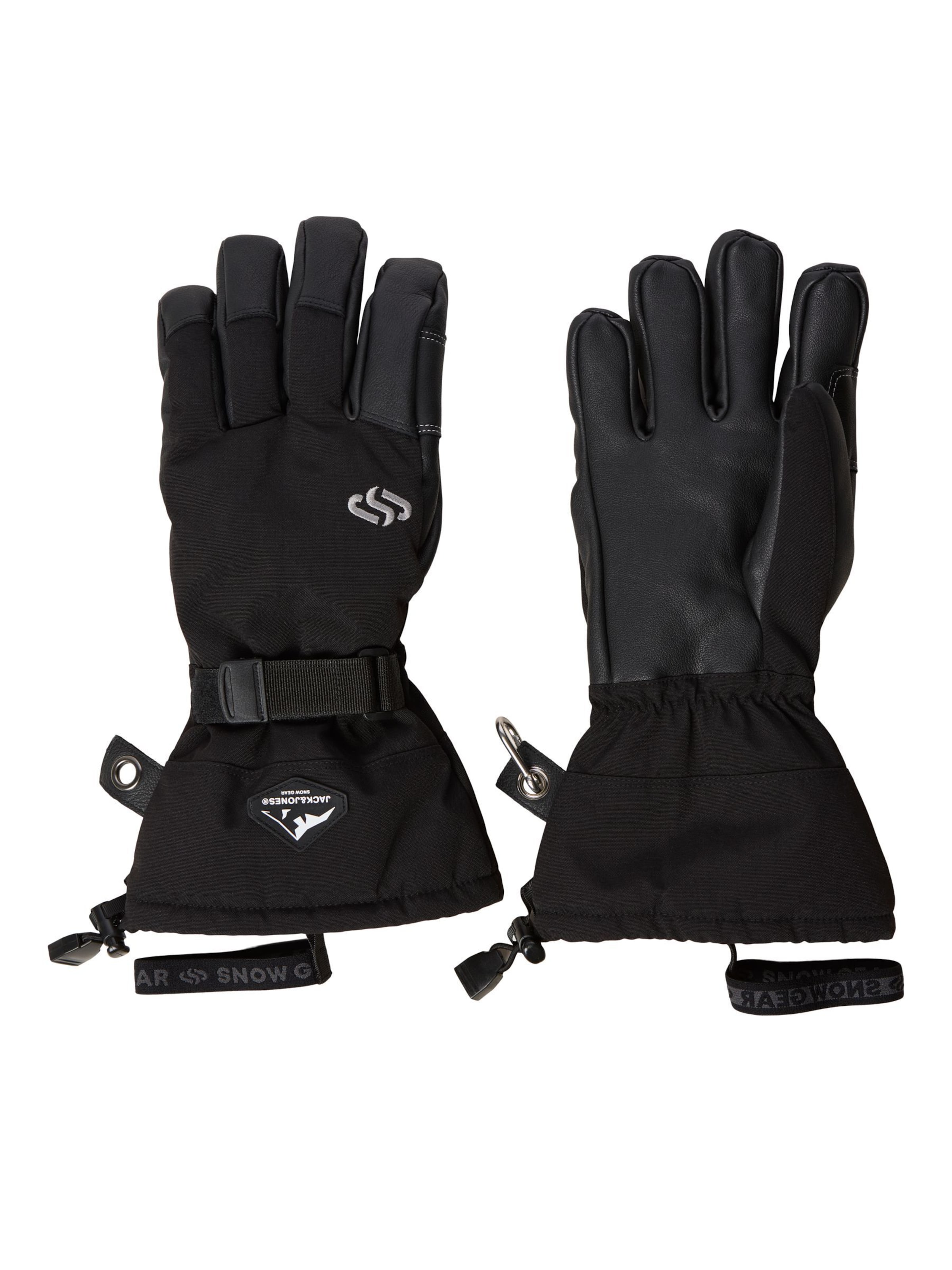 JACK & JONES - Guantes con dedos en negro: frente