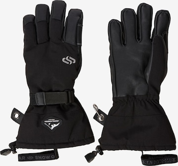 Mezzoguanti di JACK & JONES in nero: frontale