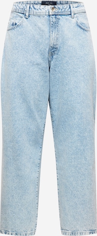 Noisy May Curve Regular Jeans in Blauw: voorkant