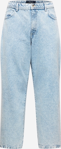 Noisy May Curve Regular Jeans i blå: framsida