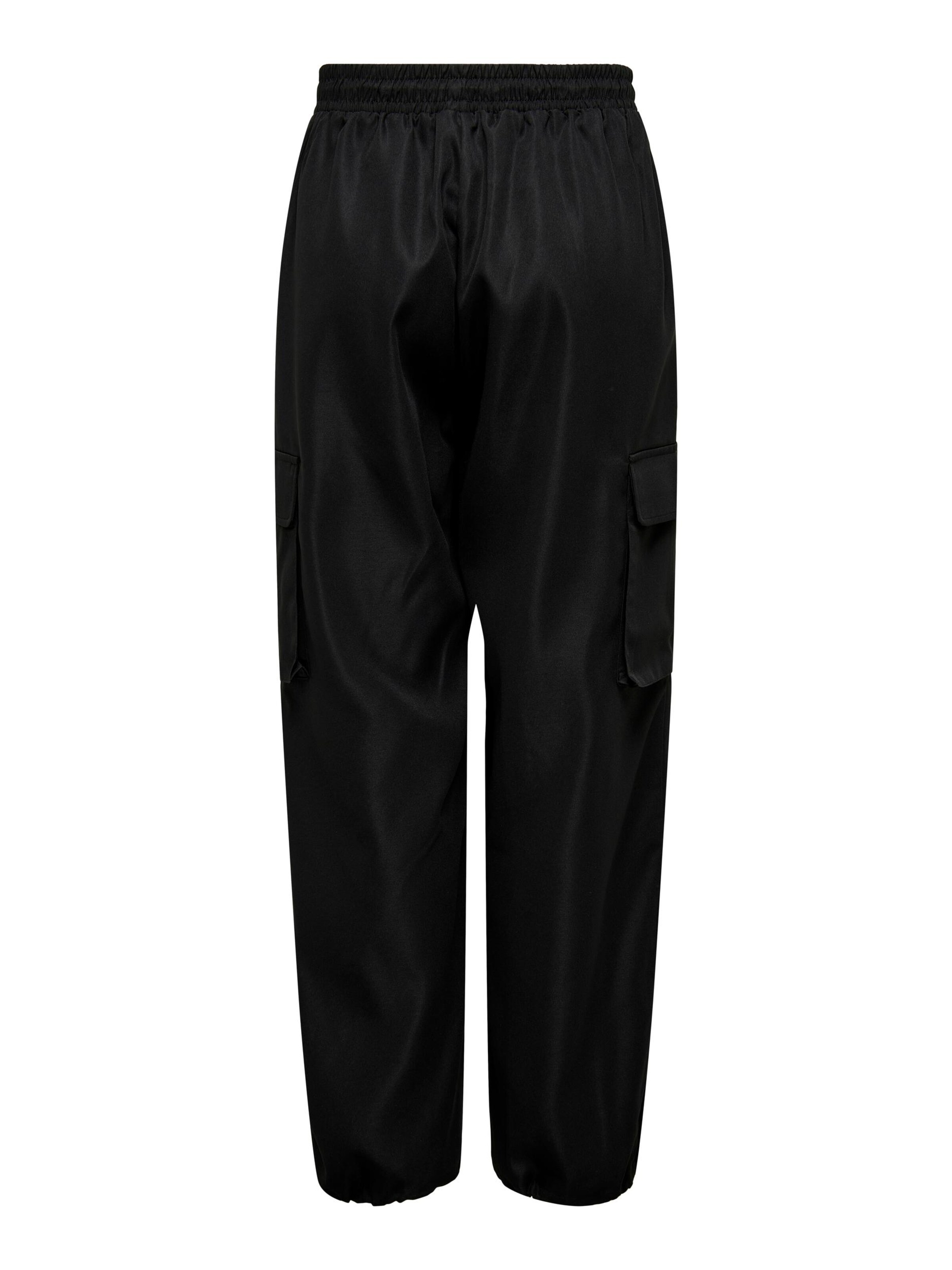 ONLY Wide leg Cargo Pants 'ONLCashi' in Black