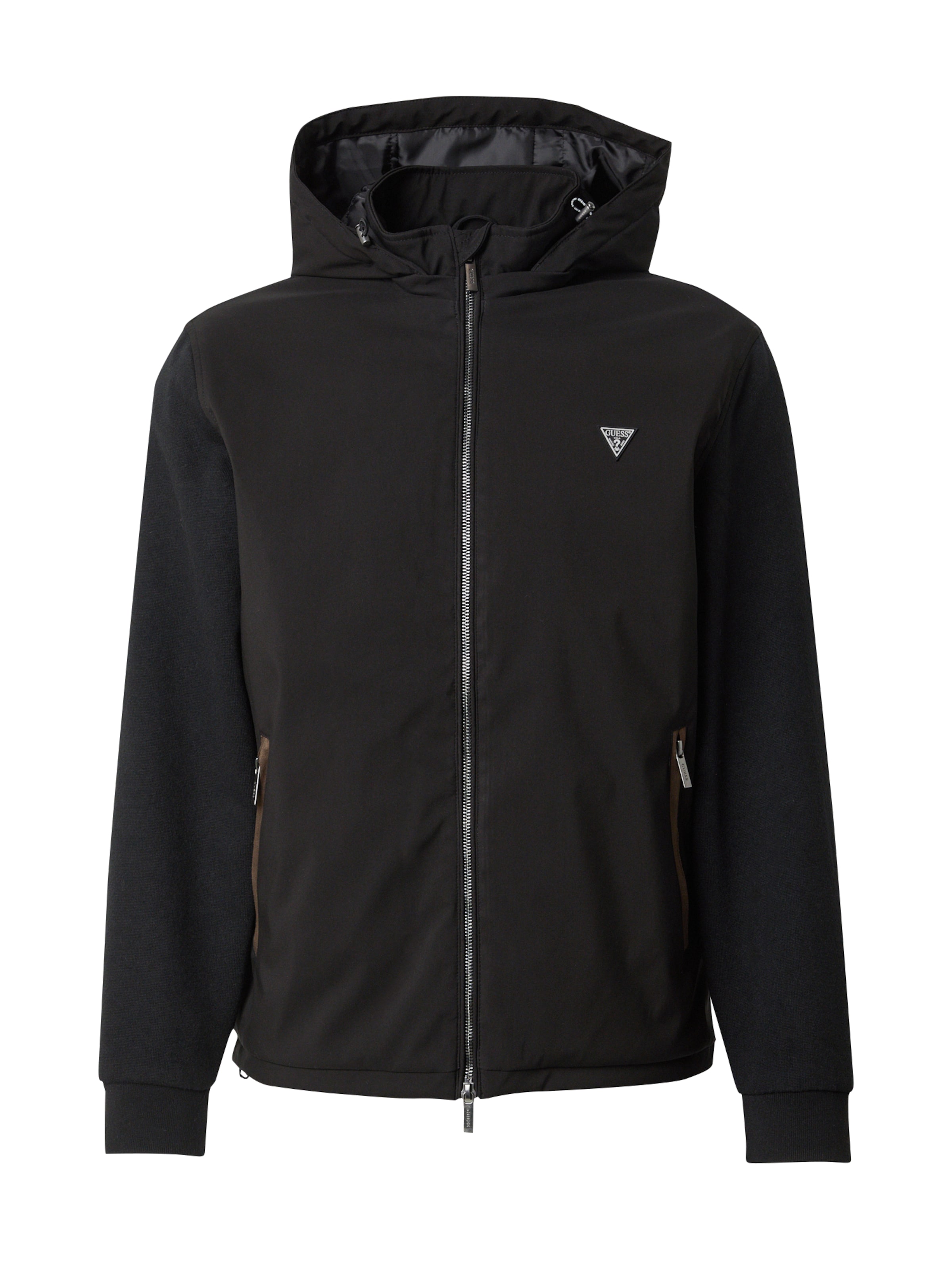 Veste mi-saison GUESS en noir : devant