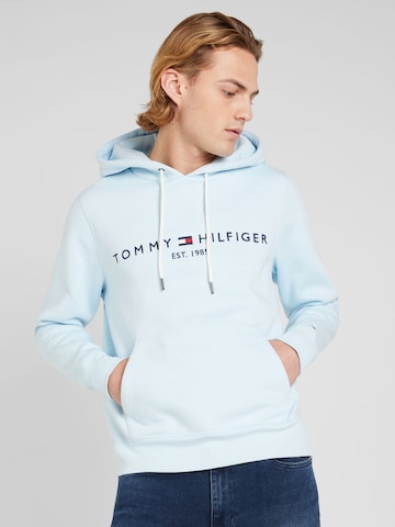 TOMMY HILFIGER Regular fit Суичър в синьо: отпред