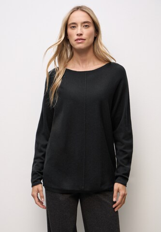 STREET ONE Sweater 'Dolman' in Black: front