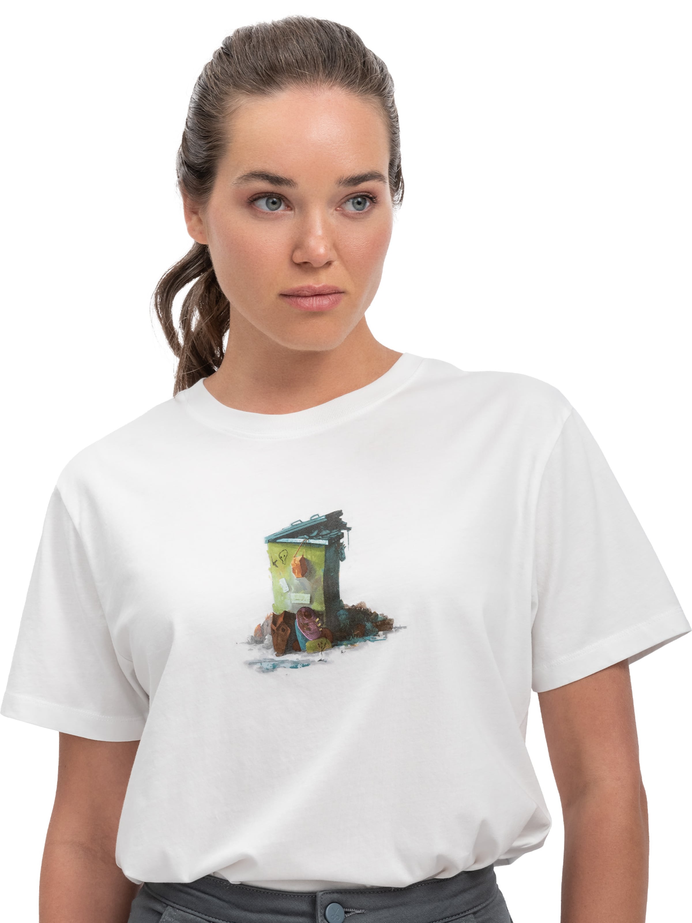 Maglietta 'Arnung' di Kaft in bianco