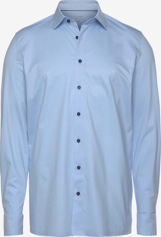 OLYMP Button Up Shirt in Blue: front