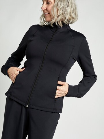 SPORTKIND Sportjacke 'Trainingsjacke mit Taschen'‌‌‌‌‌‌‌‌‌ in Schwarz