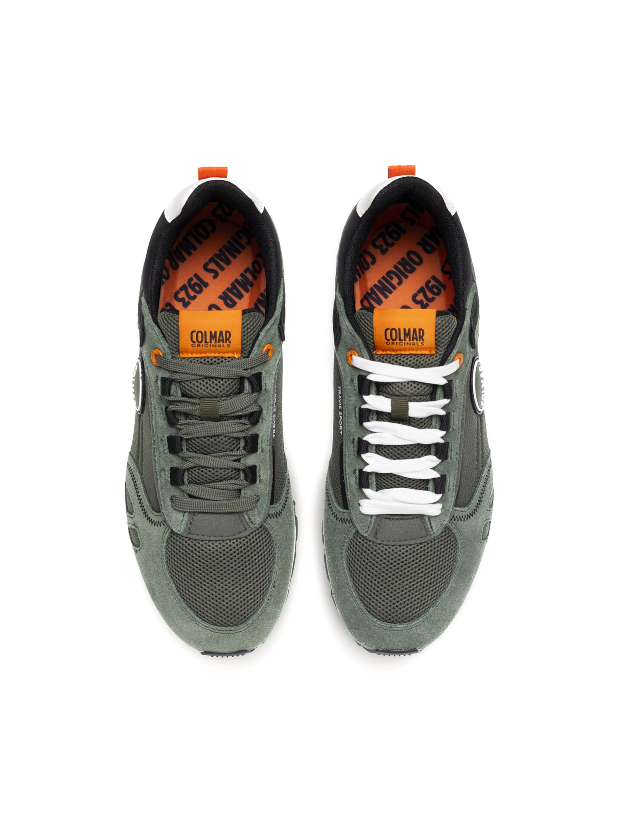Baskets basses 'Travis Bold' Colmar en vert : au dessus