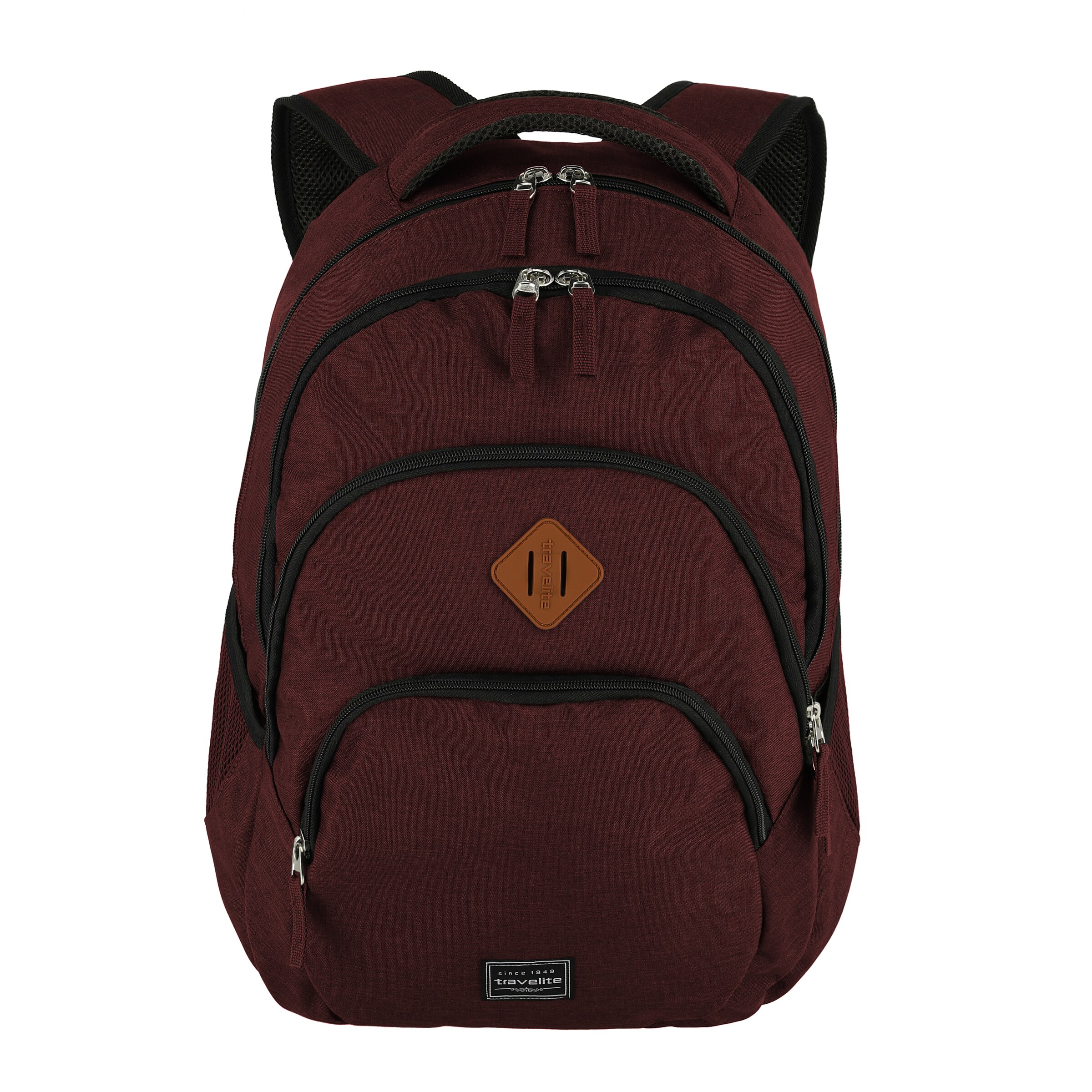 Sac à dos TRAVELITE en marron : devant