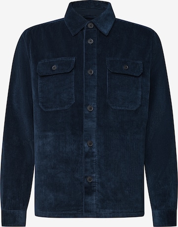 Street One MEN Overshirt aus Cord mit Brusttaschen in Blau: Vorderseite