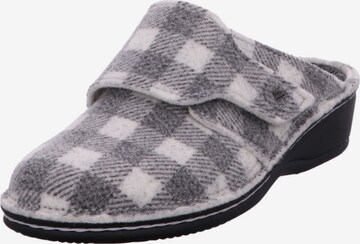 Finn Comfort Slippers in Grey: front