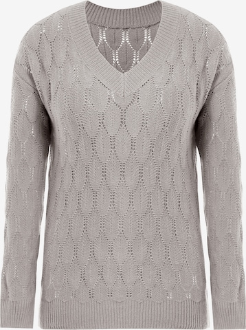 Imily Bela Pulover | siva barva: sprednja stran