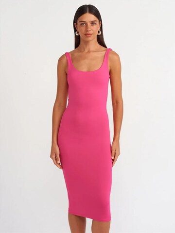 Dilvin Dress in Pink: front