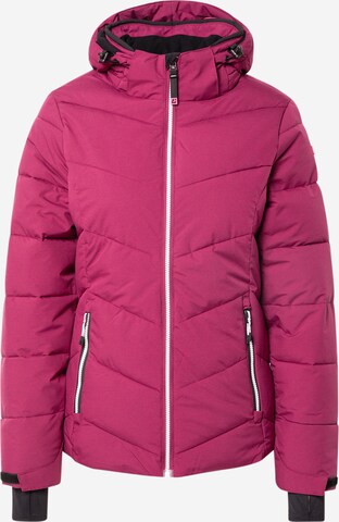 Veste outdoor KILLTEC en rouge : devant