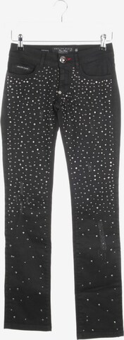 Philipp Plein Jeans in 25 in Black: front