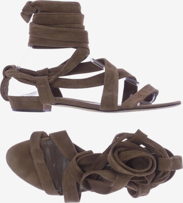 Bally Sandalen 38,5 in Braun: predná strana