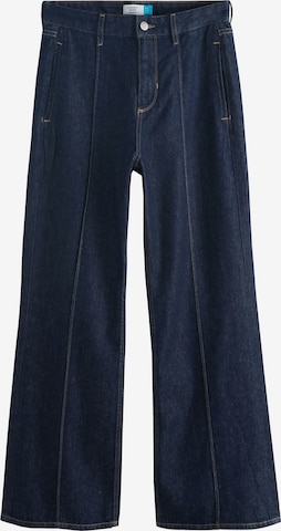 NextWide Leg/ Široke nogavice Traperice - plava boja: prednji dio