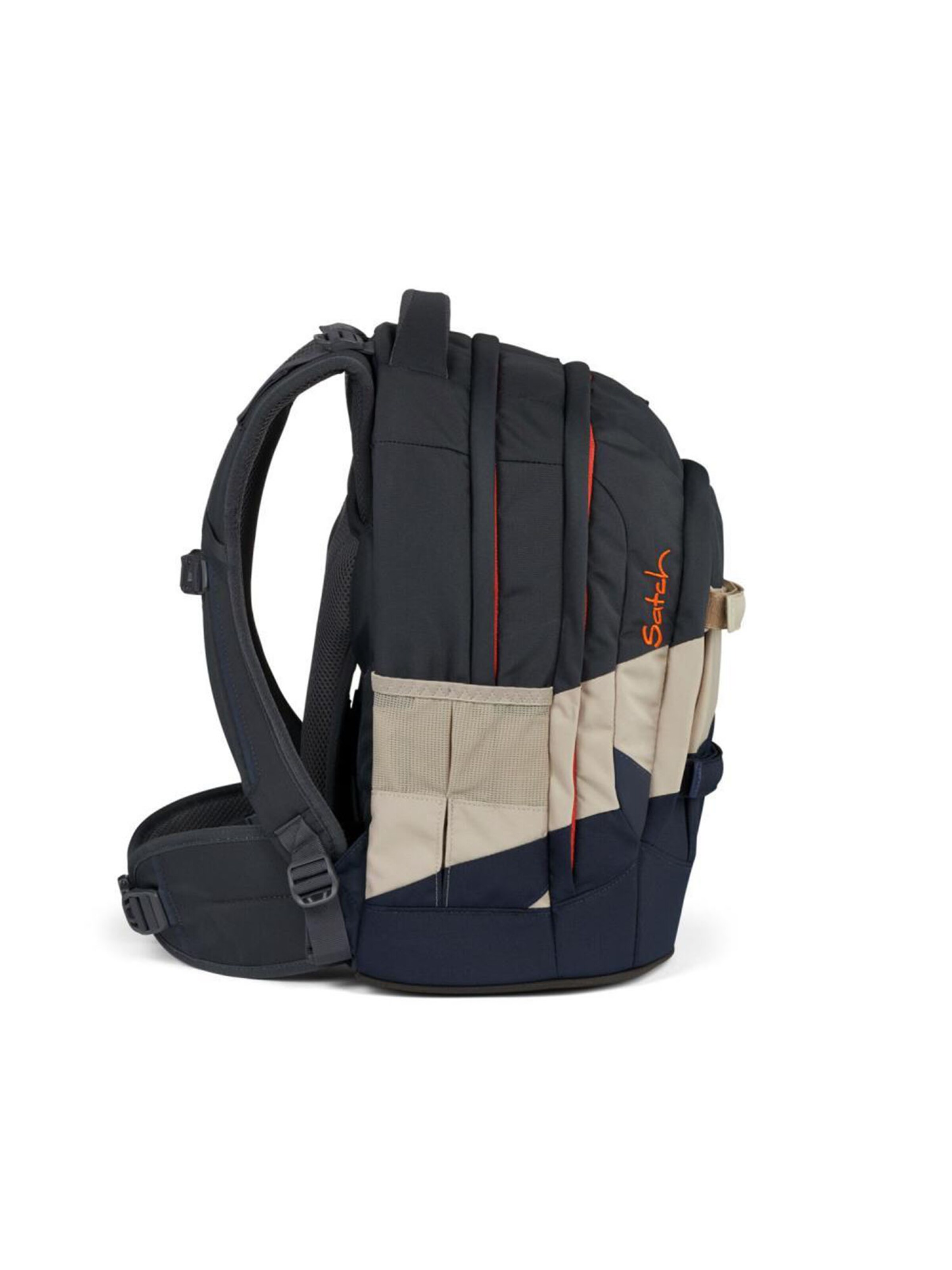 Satch Rucksack 'NOW OR NEVER'‌‌‌‌‌ in Schwarz