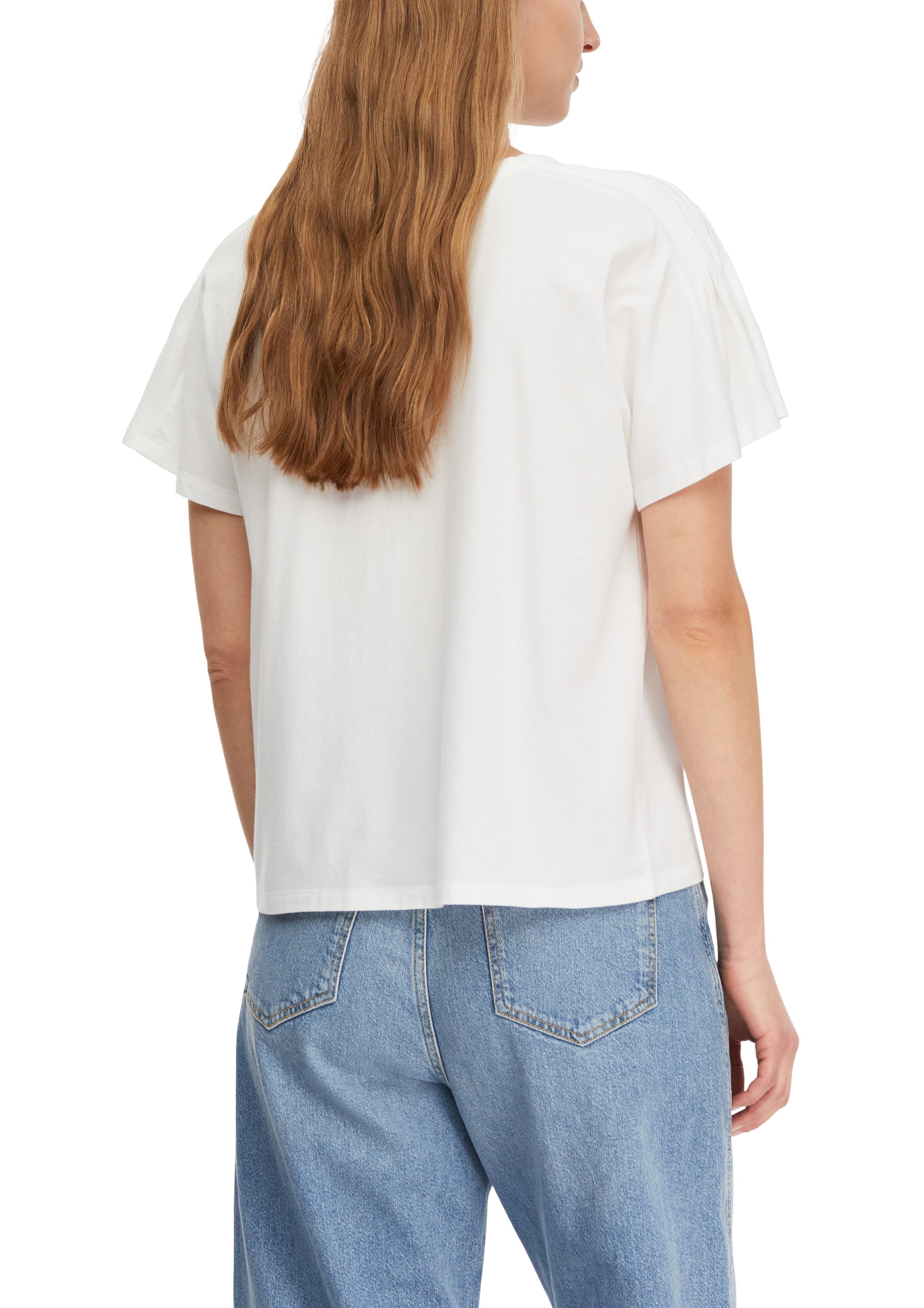 T-shirt COMMA en blanc