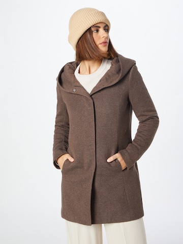 Manteau mi-saison 'Sedona' ONLY en marron : devant