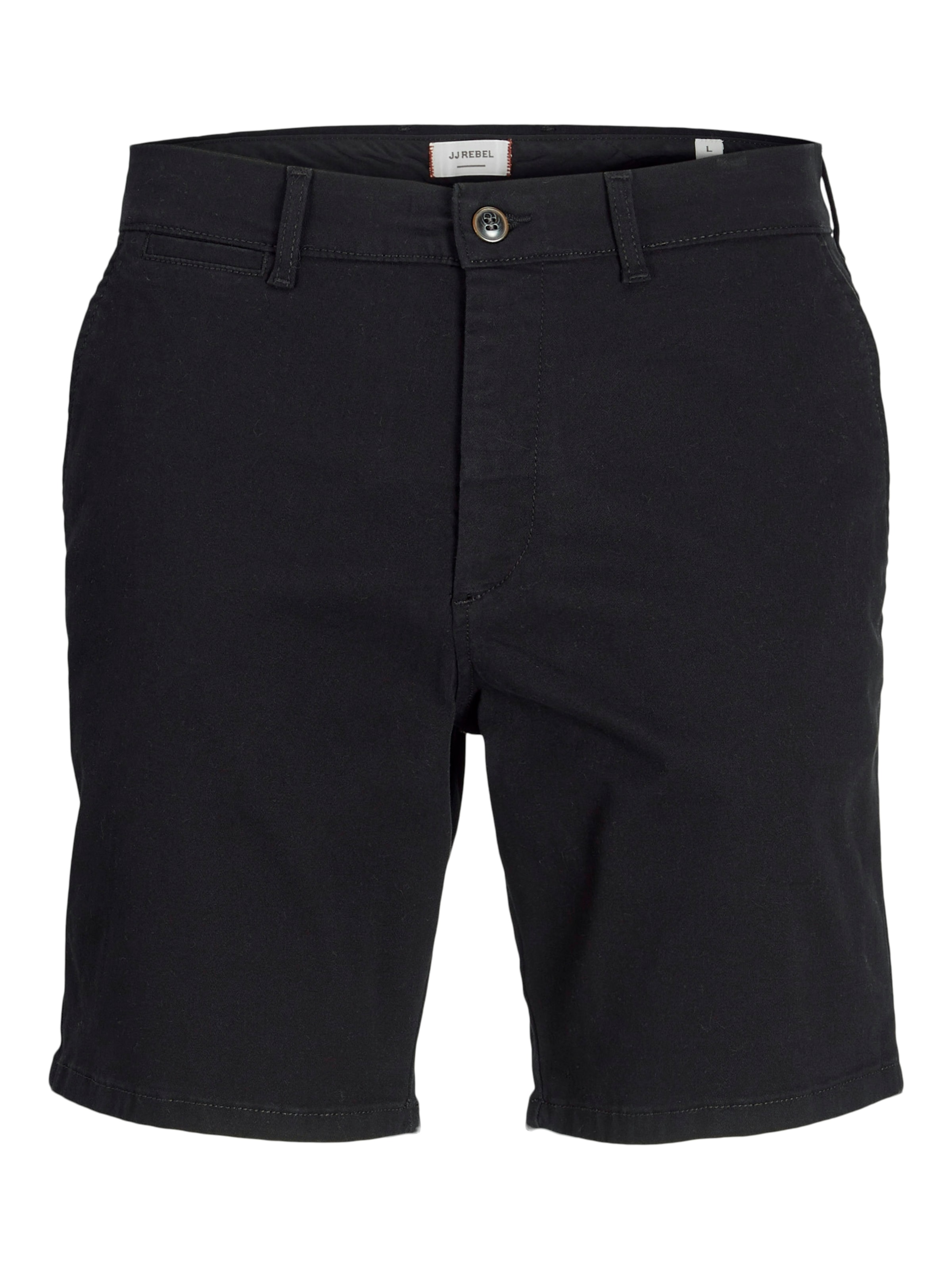 JJ Rebel Regular Панталон Chino &#x27;JREBSHARP&#x27; в черно: отпред