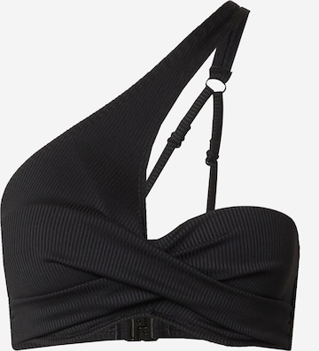 Hunkemöller - Top de bikini en negro: frente