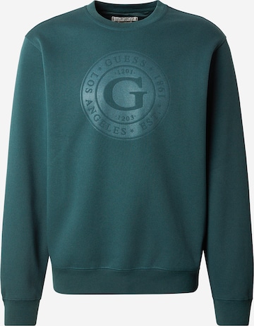 žalia GUESS Megztinis be užsegimo: priekis