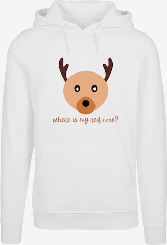 F4NT4STIC Sweatshirt 'Weihnachten' in Wit: voorkant