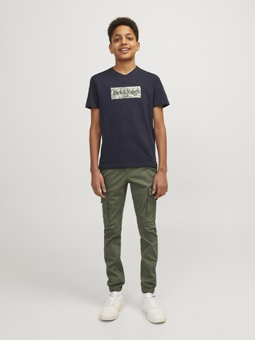 Jack & Jones Junior Ozke Hlače 'JJIPaul JJFlake' | zelena barva