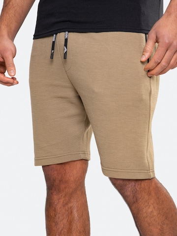 Threadbare Regular Shorts 'Ottoman' in Braun