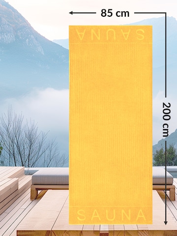 Lashuma Towel 'Kopenhagen' in Yellow