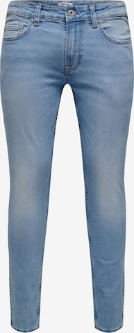 Only & Sons Slimfit Jeans 'Warp' in Blau: predná strana