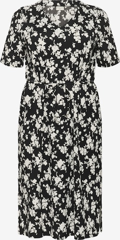 Robe 'Ivena' KAFFE CURVE en noir : devant