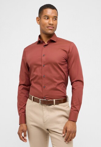 ETERNA Slim Fit Businesshemd in Rot: Vorderseite