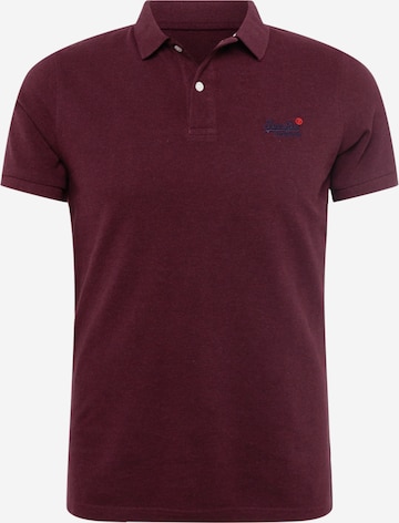 Superdry - Camiseta 'Classic' en lila: frente