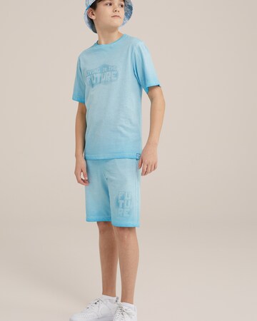 WE Fashion T-Shirt in Blau
