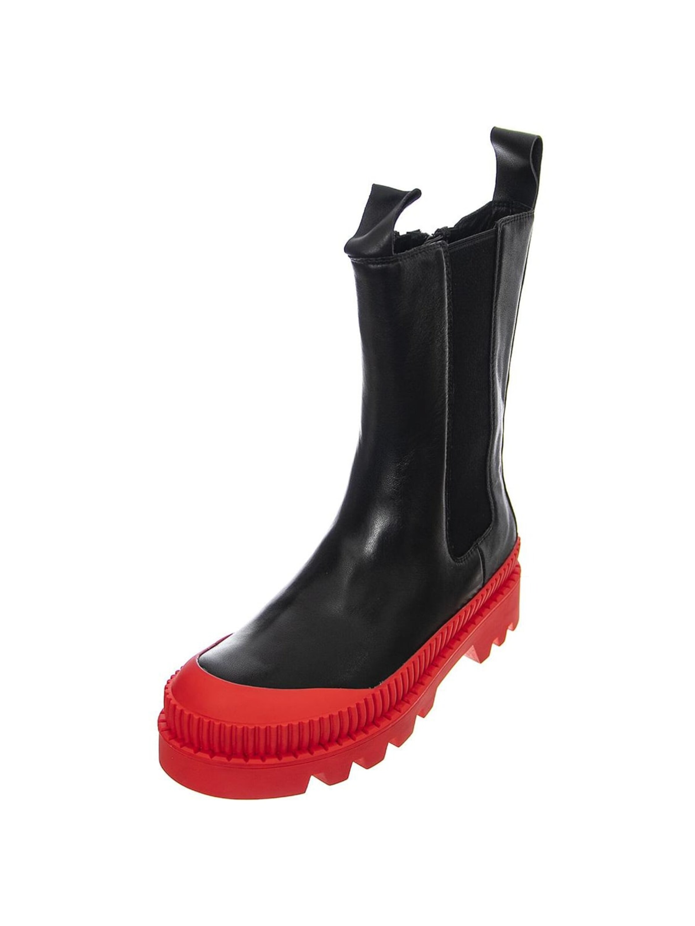 Jeffrey Campbell Boots 'Womens Trecking Black / Red Boots' in Black: front
