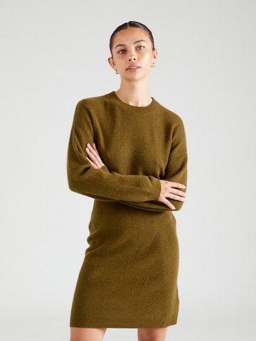 TOMMY HILFIGER Knitted dress in Green: front