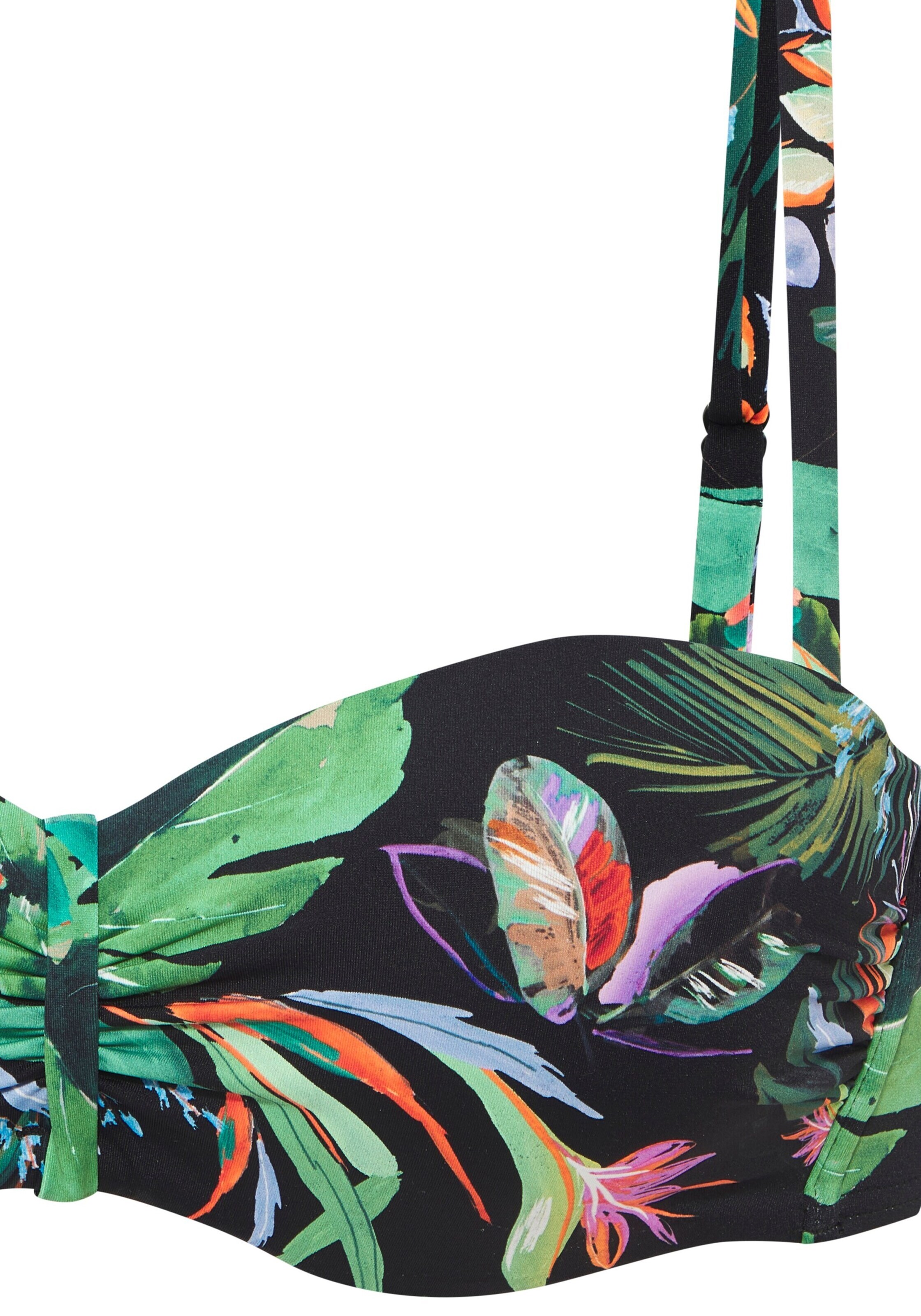 VENICE BEACH - Bandeau Top de bikini en negro
