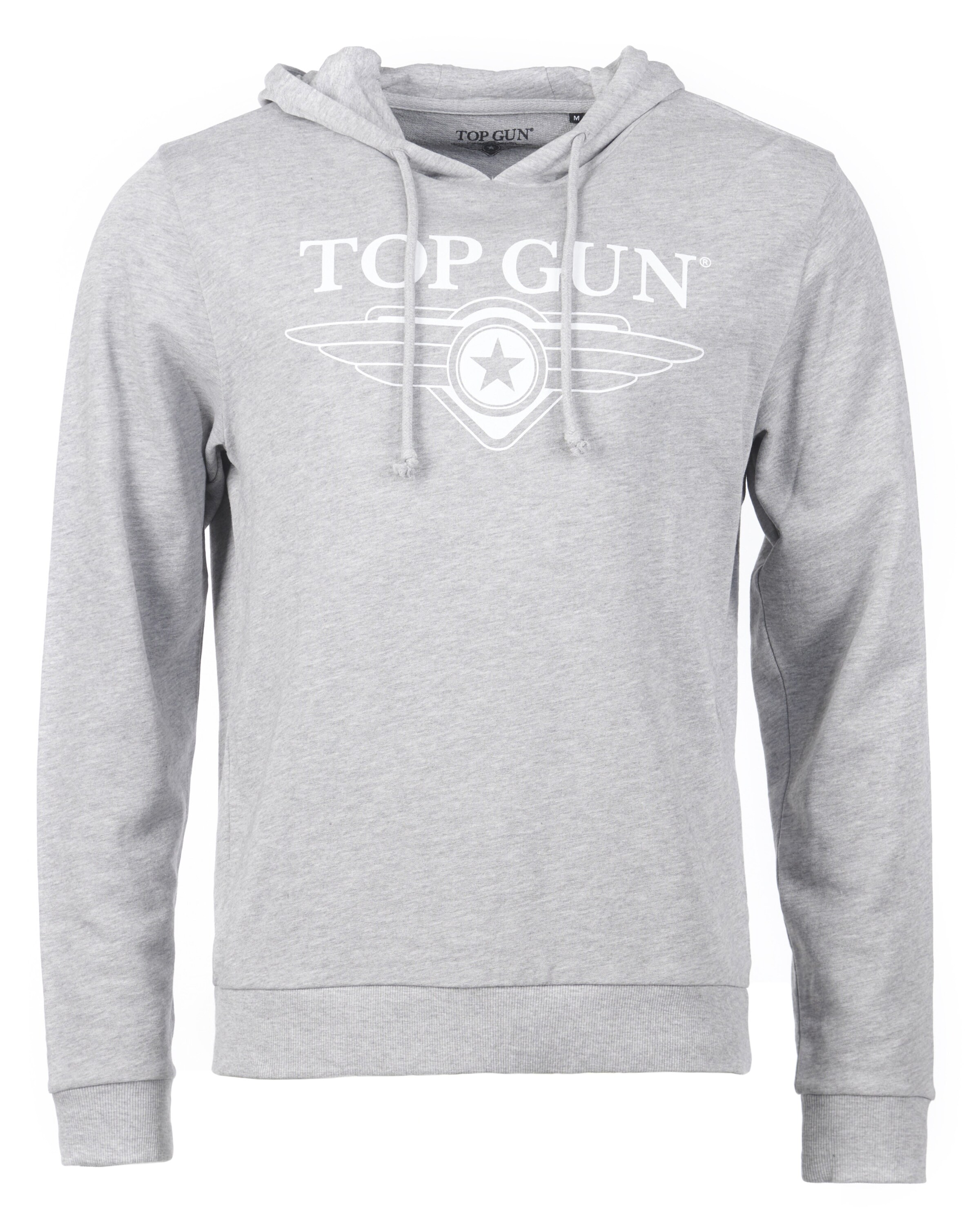 TOP GUN Hoodie in Grau: Vorderseite