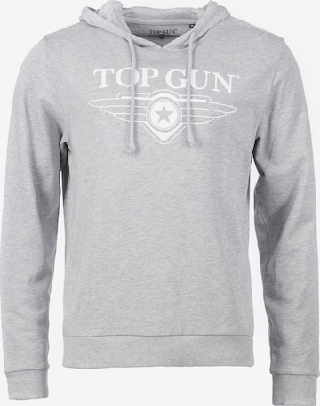 TOP GUN Sweatshirt in Grijs: voorkant