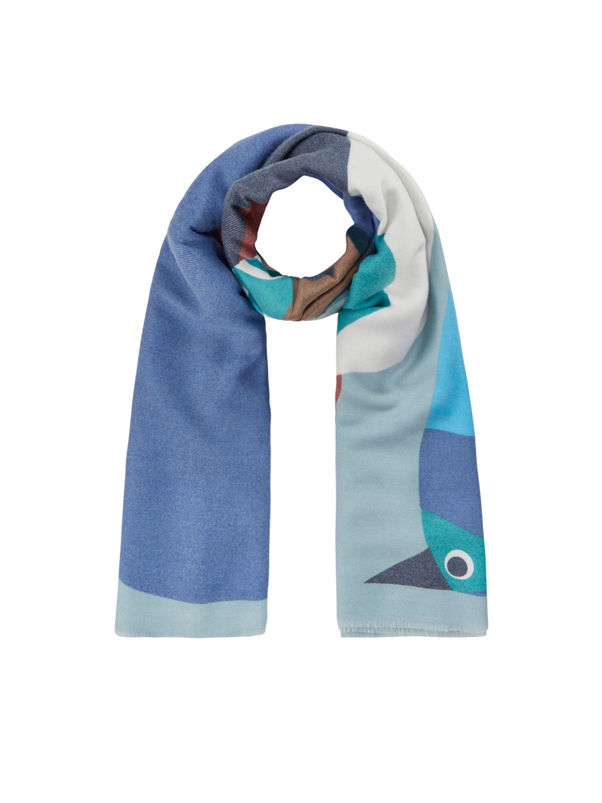 CODELLO Scarf in Blue: front