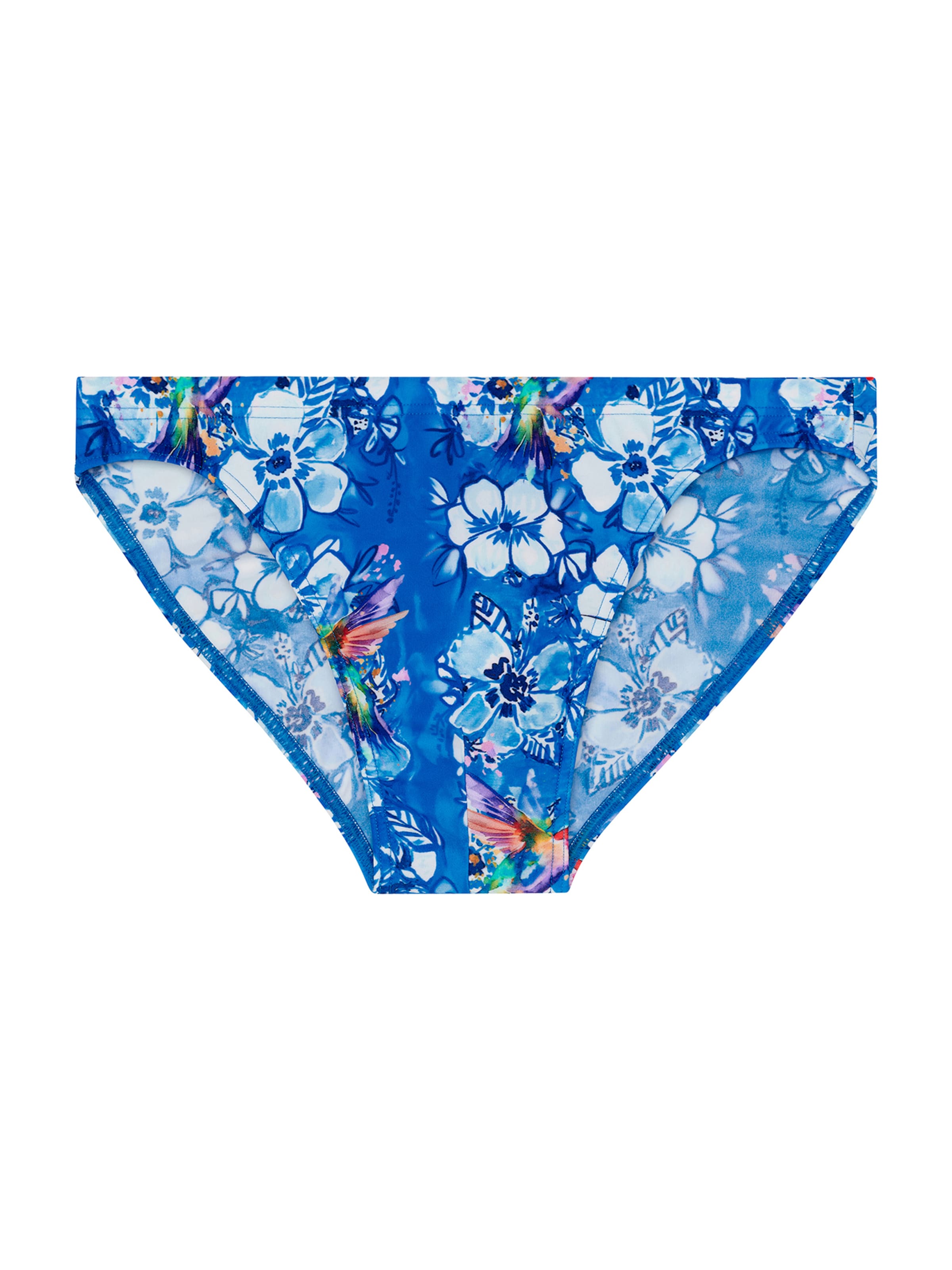 HOM Bathing trunks &#x27; Swim Micro Briefs Colibris&#x27; in Blue: front