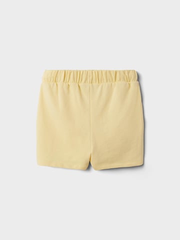 NAME IT Regular Trousers 'Feat' in Yellow