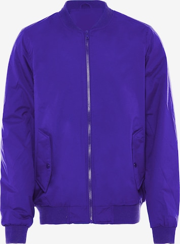 MO Between-season jacket in Purple: front