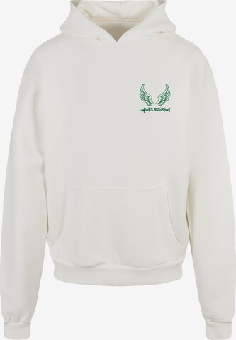 Merchcode Sweatshirt 'Cupid´s Assistant' in Wit: voorkant