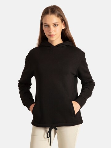 Antioch Sweatshirt in Zwart: voorkant