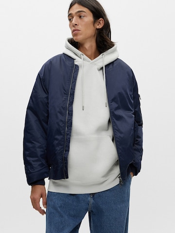 Veste mi-saison Pull&Bear en bleu : devant