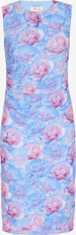 Robe IZIA en bleu : devant
