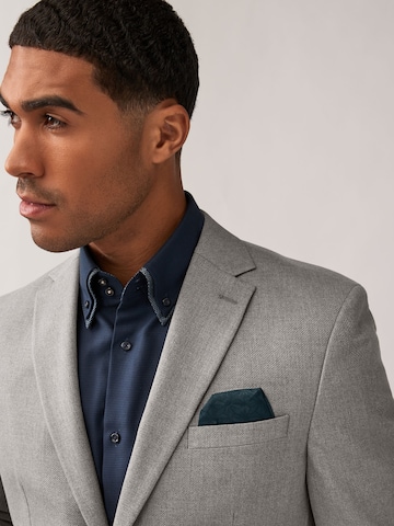 Next Regular fit Business-colbert in Grijs